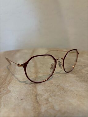 Ray-Ban RB1058 round metal frame eyeglasses